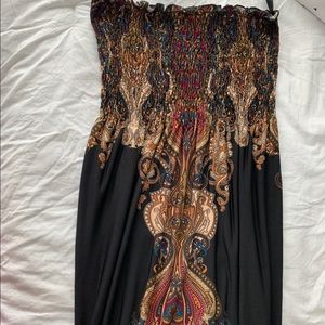 Strapless Summer Dress